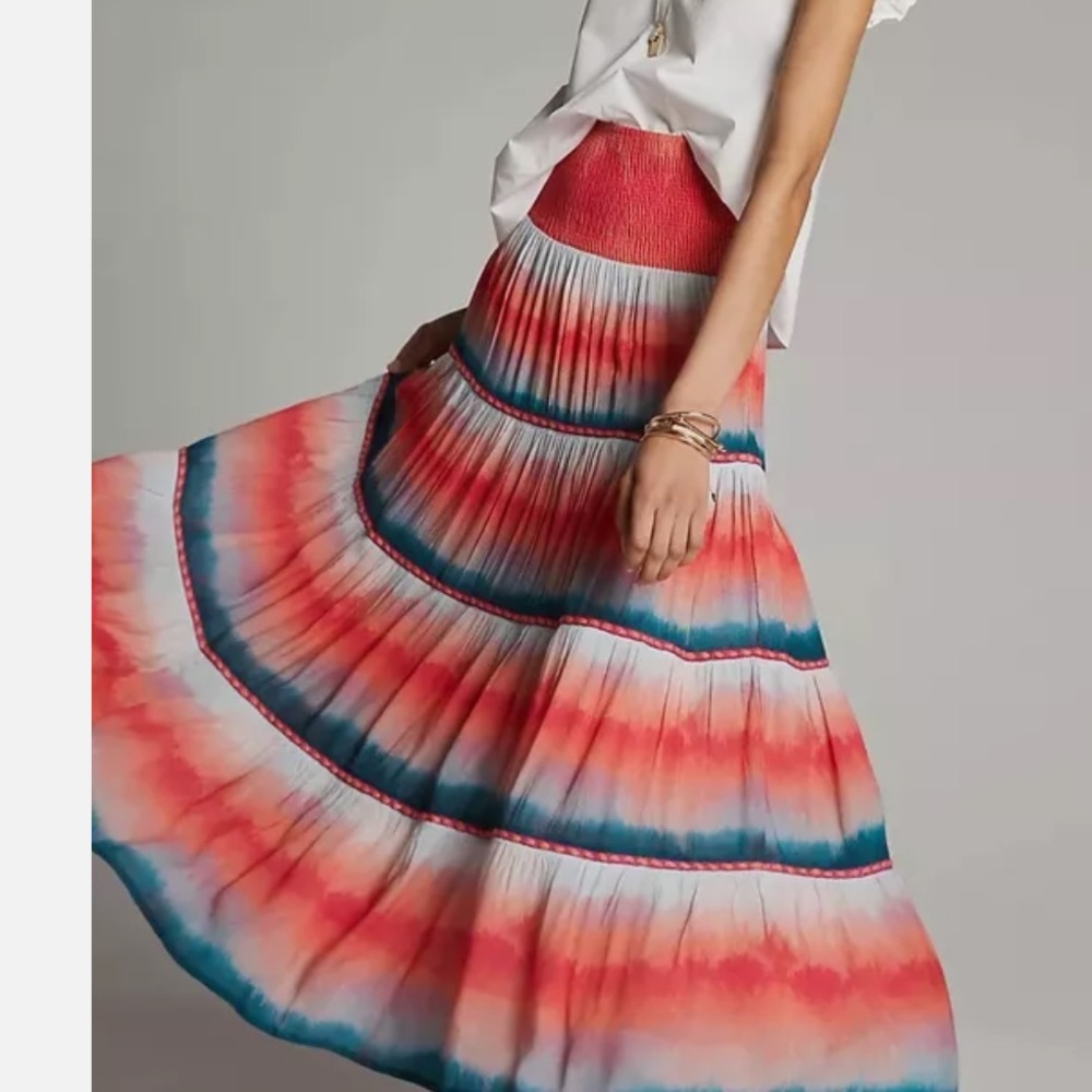 Bl-nk London tie dye maxi skirt ( from Anthropologie)